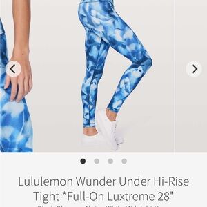 Lululemon Wunder Under Hi-Rise Leggings